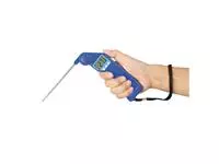 Een Hygiplas Easytemp kleurgecodeerde blauwe thermometer koop je bij ShopXPress