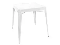 Een Bolero bistro vierkante stalen tafel wit 668 mm (enkel) koop je bij ShopXPress