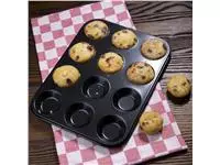 Een Vogue carbonstalen anti-kleef bakvorm 12 mini-muffins koop je bij ShopXPress