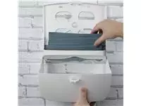 Een Jantex multi-fold handdoekdispenser wit koop je bij ShopXPress