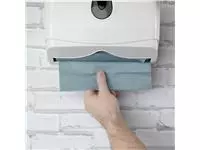 Een Jantex multi-fold handdoekdispenser wit koop je bij ShopXPress