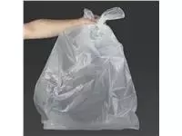 Een Jantex transparante afvalzakken gerecycled 120L 18kg (100 stuks) koop je bij ShopXPress