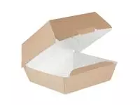 Een Colpac kraft hamburgerdoosjes composteerbaar groot 13,5cm (250 stuks) koop je bij ShopXPress