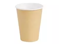 Een Fiesta Recyclable koffiebekers enkelwandig lichtbruin 34cl (1000 stuks) koop je bij ShopXPress