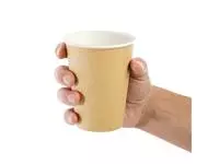 Een Fiesta Recyclable koffiebekers enkelwandig lichtbruin 34cl (1000 stuks) koop je bij ShopXPress