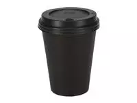 Een Fiesta Recyclable koffiebekers enkelwandig zwart 34cl (50 stuks) koop je bij ShopXPress