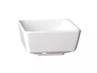 Een APS Float vierkante melamine kom wit 12,5x12,5cm koop je bij ShopXPress