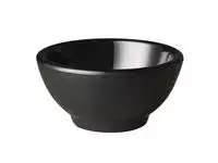 Een APS Pure ronde melamine kom zwart 9cm koop je bij ShopXPress