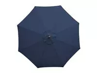 Een Bolero ronde donkerblauwe parasol 2,5 meter koop je bij ShopXPress