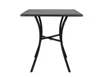 Een Bolero vierkante stalen bistro tafel zwart 70cm koop je bij ShopXPress