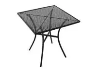 Een Bolero vierkante stalen bistro tafel zwart 70cm koop je bij ShopXPress