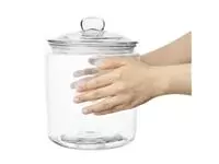 Een Olympia glazen voorraadpot 25,2(h)x20(Ø)cm 3,8L koop je bij ShopXPress