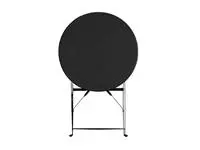 Een Bolero ronde stalen opklapbare tafel zwart 59,5cm koop je bij ShopXPress