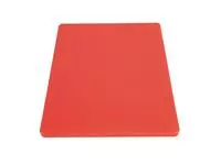 Een Hygiplas LDPE snijplank rood 30,5x22,9x1,2cm koop je bij ShopXPress