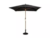 Een Bolero vierkante zwarte parasol 2,5 meter koop je bij ShopXPress