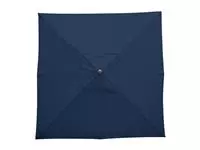 Een Bolero vierkante donkerblauwe parasol 2,5 meter koop je bij ShopXPress