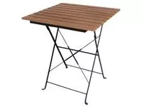 Een Bolero vierkante imitatiehouten tafel 60cm koop je bij ShopXPress