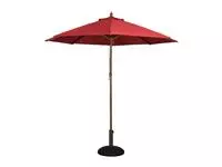 Een Bolero ronde parasol rood 2,5 meter koop je bij ShopXPress