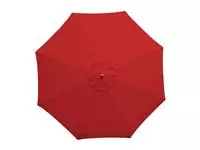 Een Bolero ronde parasol rood 2,5 meter koop je bij ShopXPress