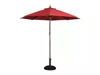 Een Bolero ronde rode parasol 3 meter koop je bij ShopXPress