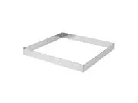 Een De Buyer vierkante vorm RVS 20x2cm koop je bij ShopXPress