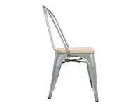 Een Bolero Bistro gegalvaniseerd stalen stoelen met houten zitting (4 stuks) koop je bij ShopXPress