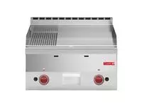 Een Gastro M 600 gas bakplaat 60/60 FTRG 2/3 glad 1/3 geribbeld koop je bij ShopXPress