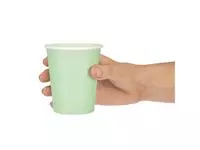 Een Fiesta Recyclable koffiebekers enkelwandig turquoise 225ml (1000 stuks) koop je bij ShopXPress