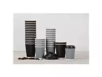 Een Fiesta Recyclable deksel zwart voor Fiesta Recyclable 225ml koffiebekers (1000 stuks) koop je bij ShopXPress