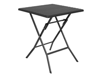 Een Bolero vierkante inklapbare tafel zwart 620mm koop je bij ShopXPress