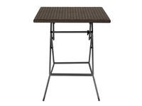 Een Bolero vierkante opvouwbare tafel bruin 620mm koop je bij ShopXPress