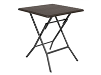 Een Bolero vierkante opvouwbare tafel bruin 620mm koop je bij ShopXPress