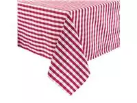 Een Mitre Comfort Gingham tafelkleed rood-wit 89x89cm koop je bij ShopXPress