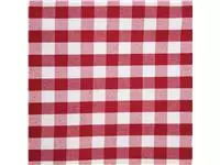 Een Mitre Comfort Gingham tafelkleed rood-wit 178x178cm koop je bij ShopXPress