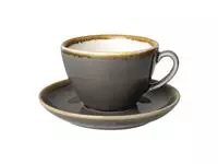 Een Olympia Kiln cappuccinoschotels grijs 16cm (6 stuks) koop je bij ShopXPress