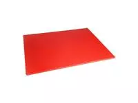 Een Hygiplas LDPE snijplank rood 600x450x10mm koop je bij ShopXPress