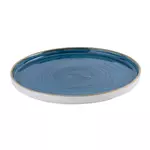 Een Churchill Stonecast Java Blue bord met opstaande rand 25.9 cm pak van 6 koop je bij ShopXPress