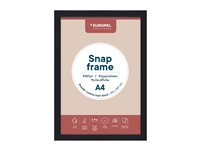 Een Europel klapframe a4 25mm mat zwart koop je bij ShopXPress