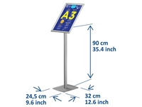 Een Europel infostand met klaplijst a3 25mm koop je bij ShopXPress