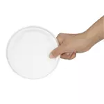 Een Fiesta composteerbare bagasse deksels voor 400/500ml kom basissen (pakket van 50) koop je bij ShopXPress