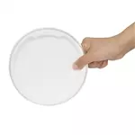 Een Fiesta composteerbare bagasse deksel voor 750/900ml kom basen (verpakking van 50) koop je bij ShopXPress