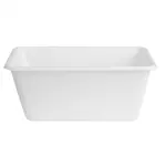 Een Fiesta composteerbare bagasse voedselcontainer bases 1000ml (pakket van 100) koop je bij ShopXPress