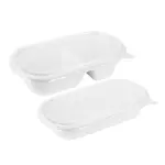 Een Fiesta composteerbare bagasse ovale containers 850ml (pack van 100) koop je bij ShopXPress