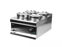 Een Lincat Silverlink 600 bain marie BS4W 4 x 4,5L koop je bij ShopXPress