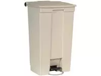 Een Rubbermaid afvalcontainer beige 87L koop je bij ShopXPress