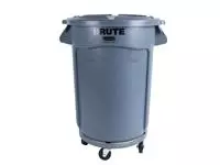 Een Rubbermaid Brute ronde container 121L koop je bij ShopXPress