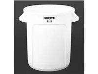 Een Rubbermaid Brute ronde container wit 37,9L koop je bij ShopXPress