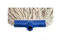 Een SYR stay-flat Kentucky mop katoen blauw koop je bij ShopXPress