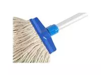 Een SYR stay-flat Kentucky mop katoen blauw koop je bij ShopXPress