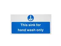 Een Vogue 'Hand wash only' vinyl sticker koop je bij ShopXPress